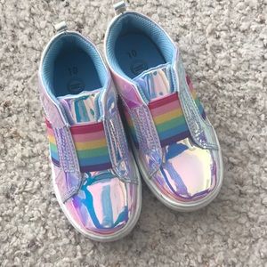 Size 10 kids rainbow shoes